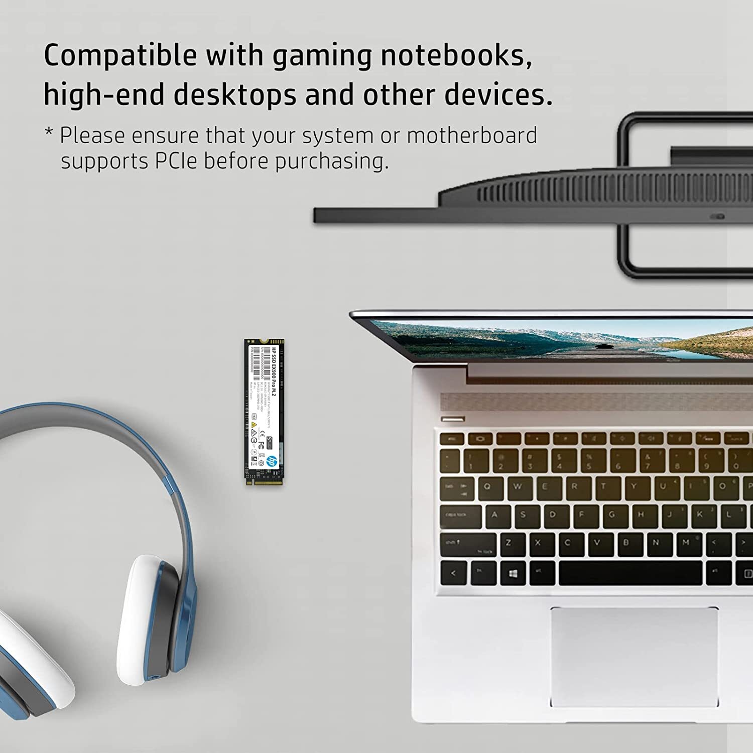 M.2 NVMe SSD 128GB 256GB 512GB Single Notch with Windows Installed 10 / 11