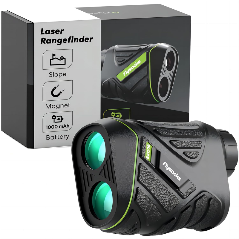 Golf Rangefinder with Slope, 1200 Yards Laser Range Finder for Golf, 7X Magnific