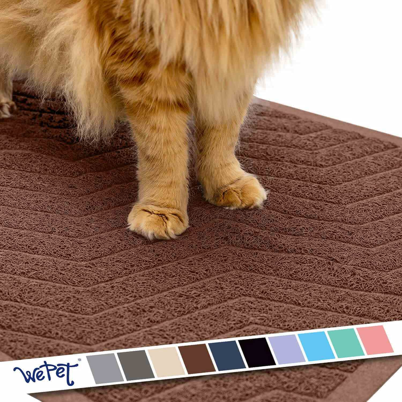 Litter Mat Cat Trapping Box Waterproof Double Layer Kitty Pad Rug Pet Non-Slip