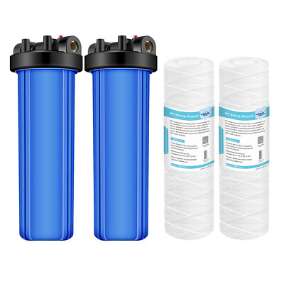 20'' Big Blue Standard Whole House Water Filter System / Sediment Filters