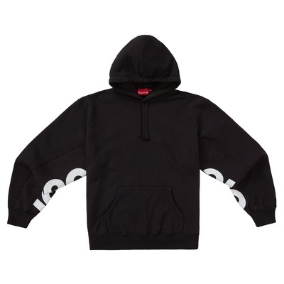 Pre-owned Supreme Cropped Panels Hooded Sweatshirt Mens Style : Ss22sw27 In Black