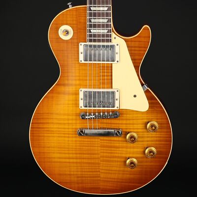 ギター Les Paul Murphy Lab 1954 Les Paul Custom Reissue Ebony Ultra Light