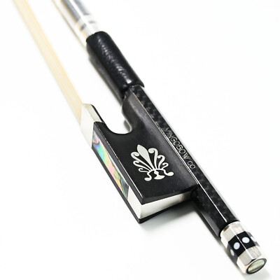 VingoBow Textured Carbon Fiber Violin Bow Pernambuco Performance Pro. Level 116V