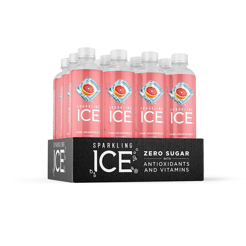 Sparkling Ice Pink Grapefruit Sparkling Zero Sugar Flavored 