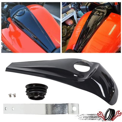 Для Harley Street Road Glide 08-23 Черная Приборная панель Топливного бака + Крышка крышки бензобака