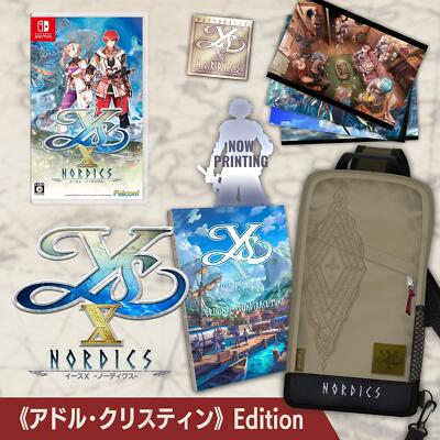 Nintendo Switch Ys X NORDICS Adole Christine Edition Bonus