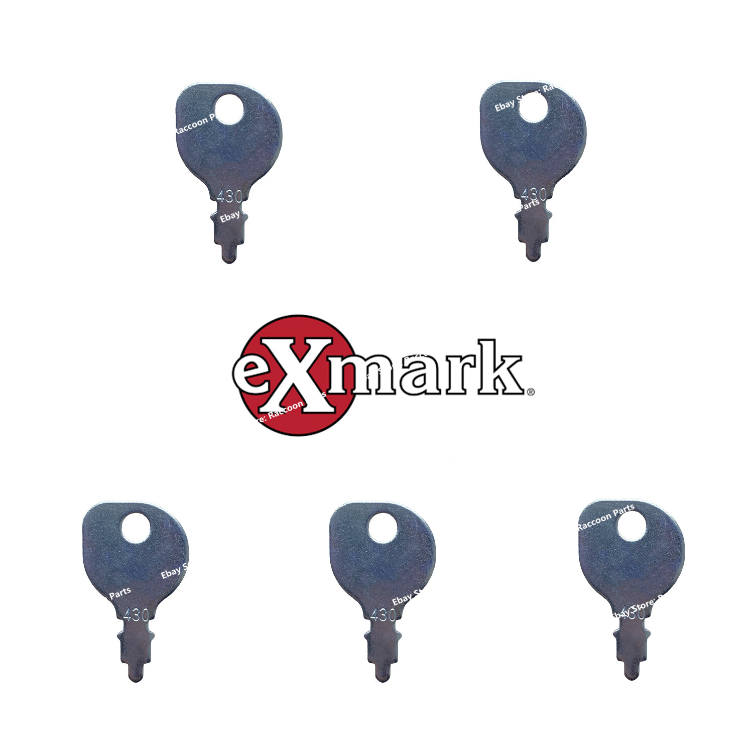 5 Exmark Mower Ignition Key 103-2106 Lazer Z AS ZX ZE S E