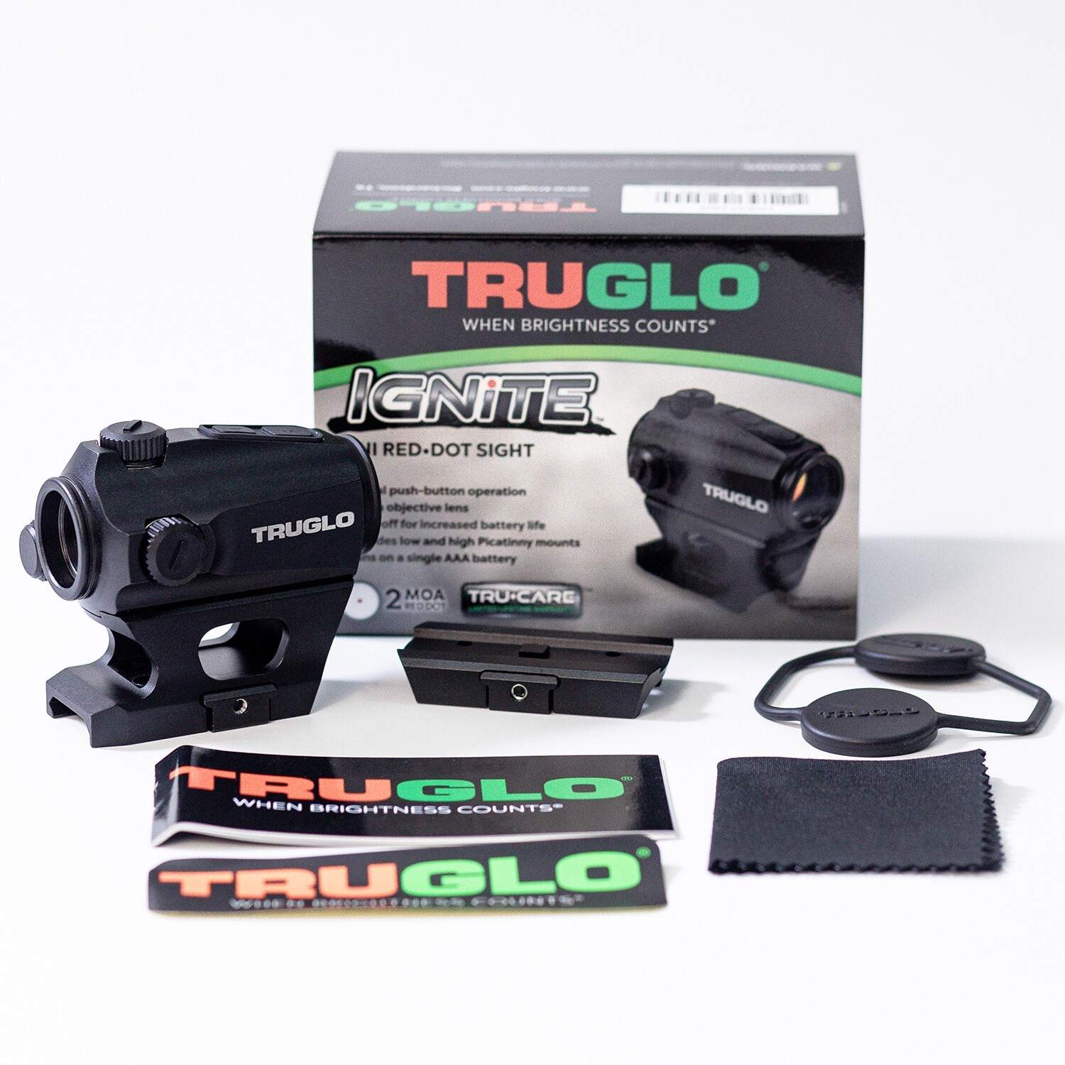 実物 TRUGLO IGNITE MINI ドットサイト スコープ エアガン用 TruGlo Ignite Mini Compact 22mm Red dot 2 MOA Dot Sight | eBay