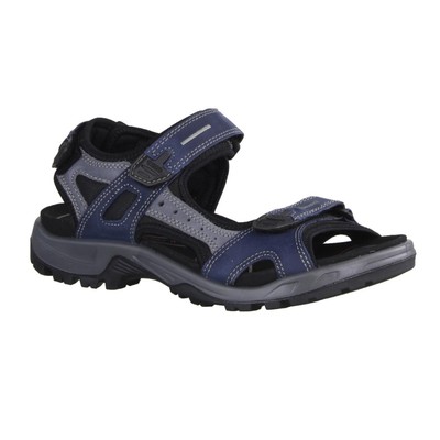 Ecco Yucatan 0695640203 Herrensadale, Outdoor, Leder/Textil, Blau - Outdoor