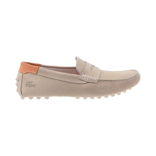 

Замшевые мужские лоферы Lacoste Concours Off White 745cma0040-18c