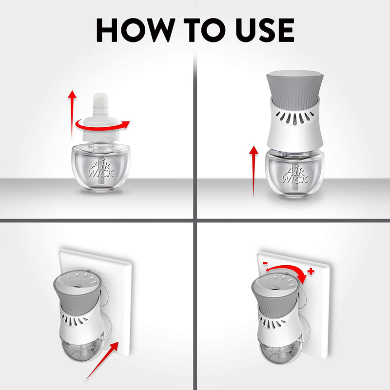 Air Wick Plug in Scented Oil Refill 5 ct Sandalwood  Air Freshener Essential