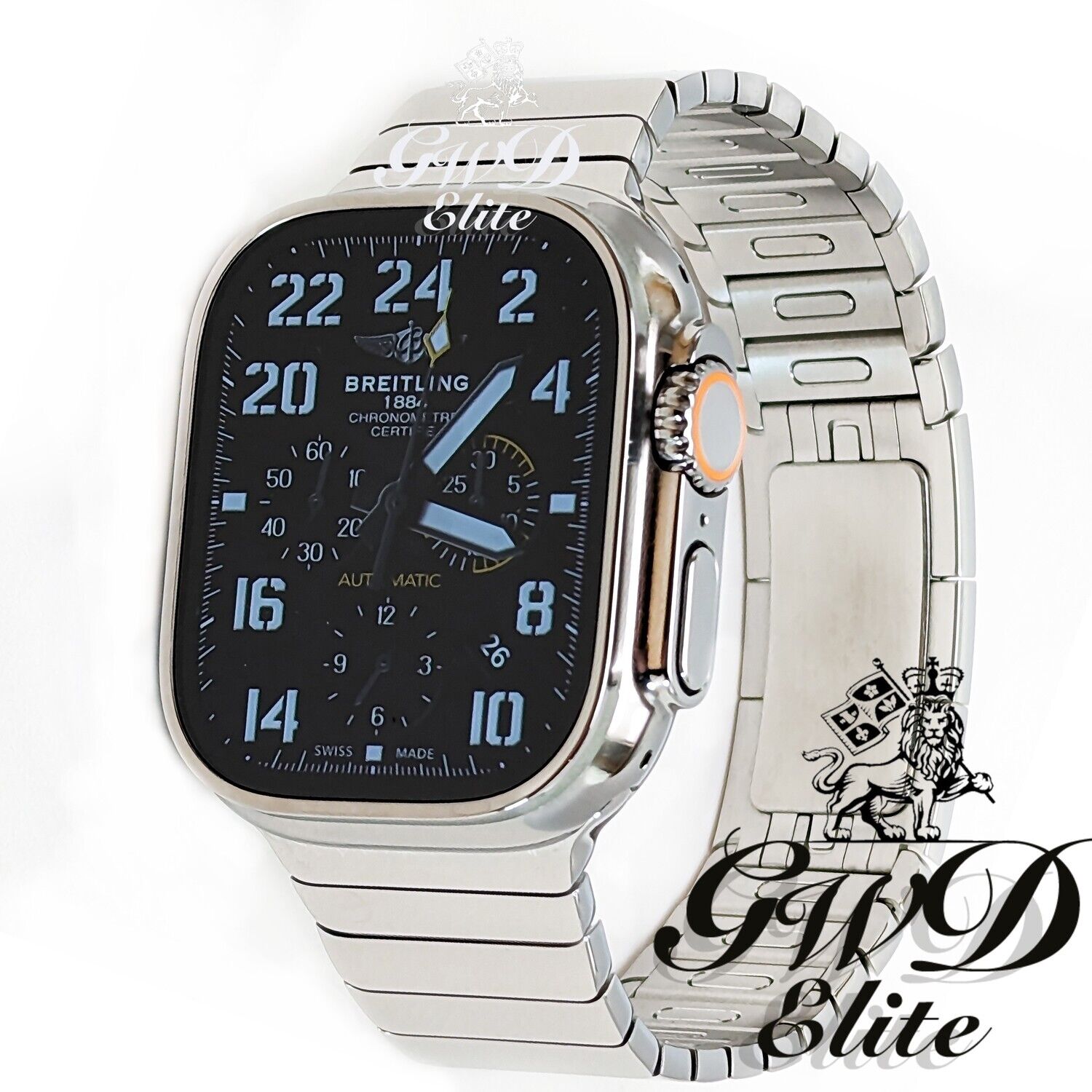 HERMES Custom Diamond Polished 49MM Apple Watch ULTRA HERMES Custom Diamond Polished 49MM Apple Watch ULTRA