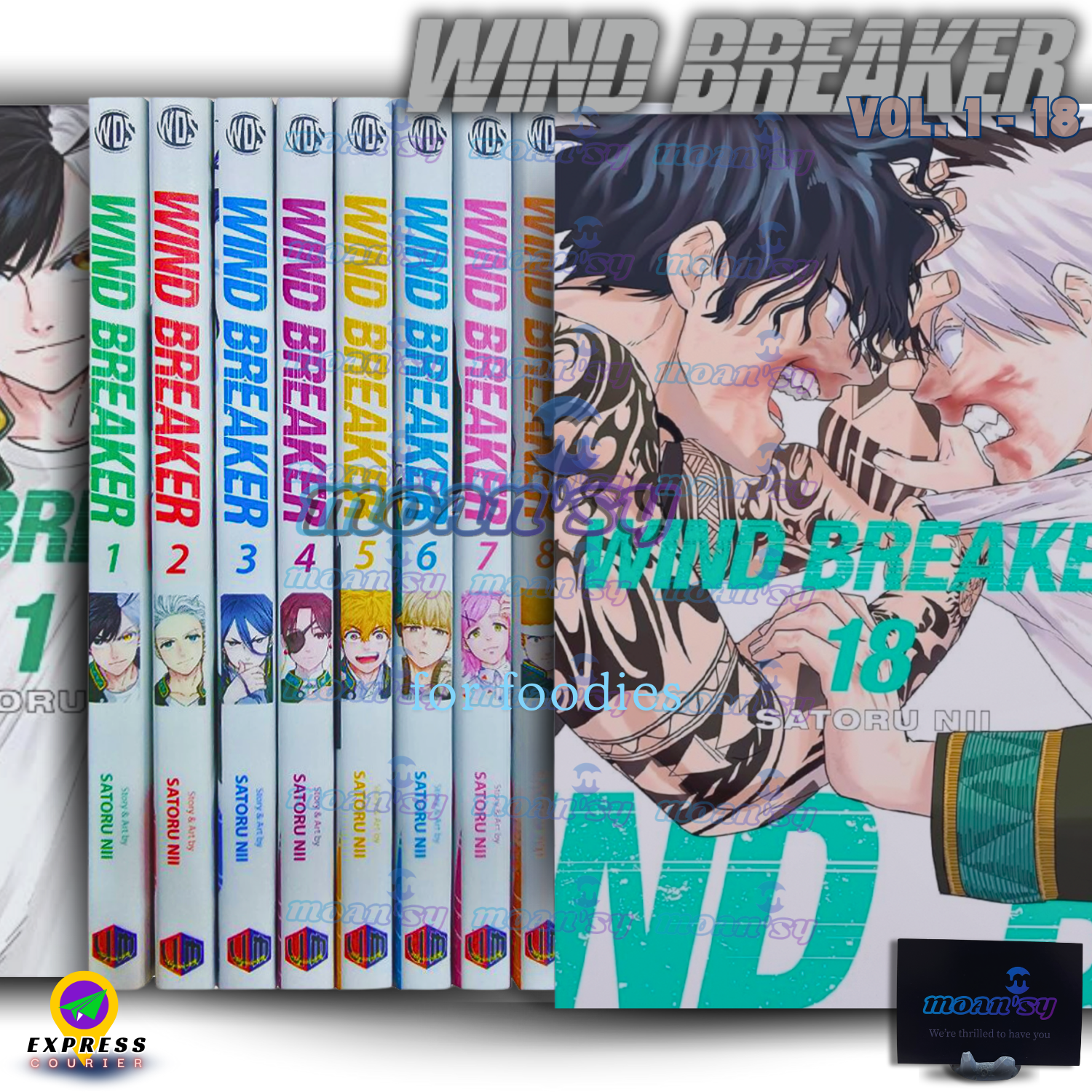 WIND BREAKER漫画(1〜12.16〜18.+ファンブック+特典) WIND BREAKER漫画(1〜12.16〜18.+ファンブック+特典) WIND