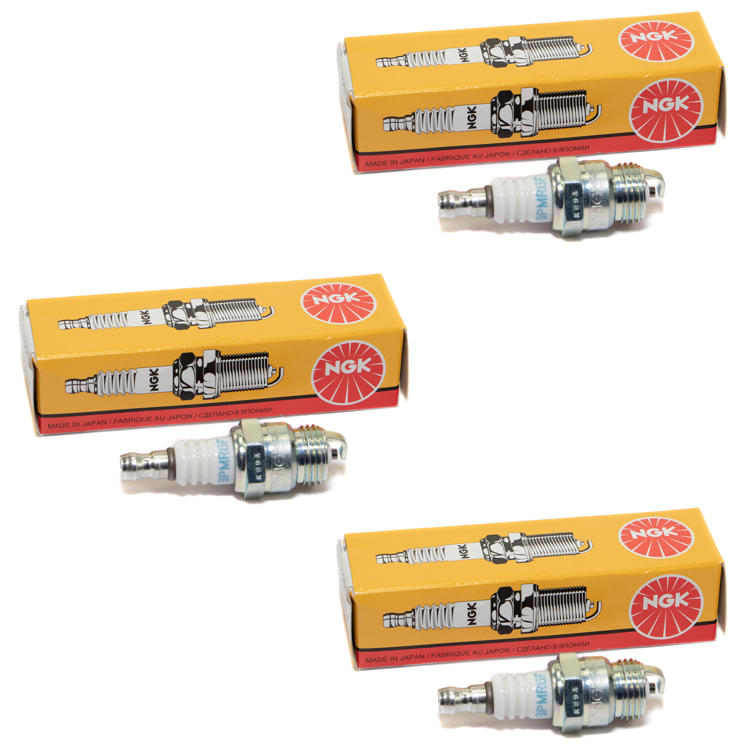 Zündkerze 3 X NGK BPMR6F Motorsäge für Dolmar 100 102 PS 33 330 340 341 344 400