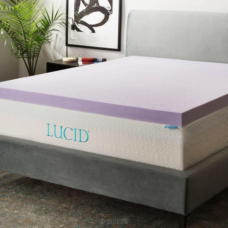 Lucid 3 Inch Lavender Infused Memory Foam Mattress