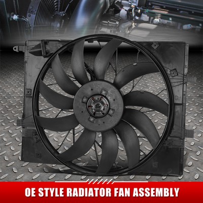 Для 15-19 Mercedes C63 AMG S GT S600 S550 Вентилятор охлаждения радиатора в стиле OE в сборе