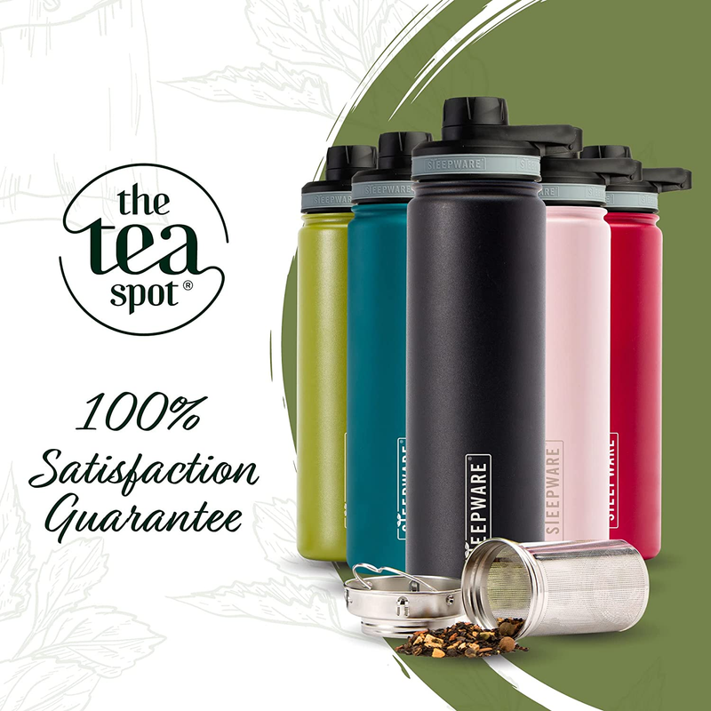 Steepware Tea Tumbler and Thermos, 22Oz, Tea Bottle with Tea Infuser for Loose L