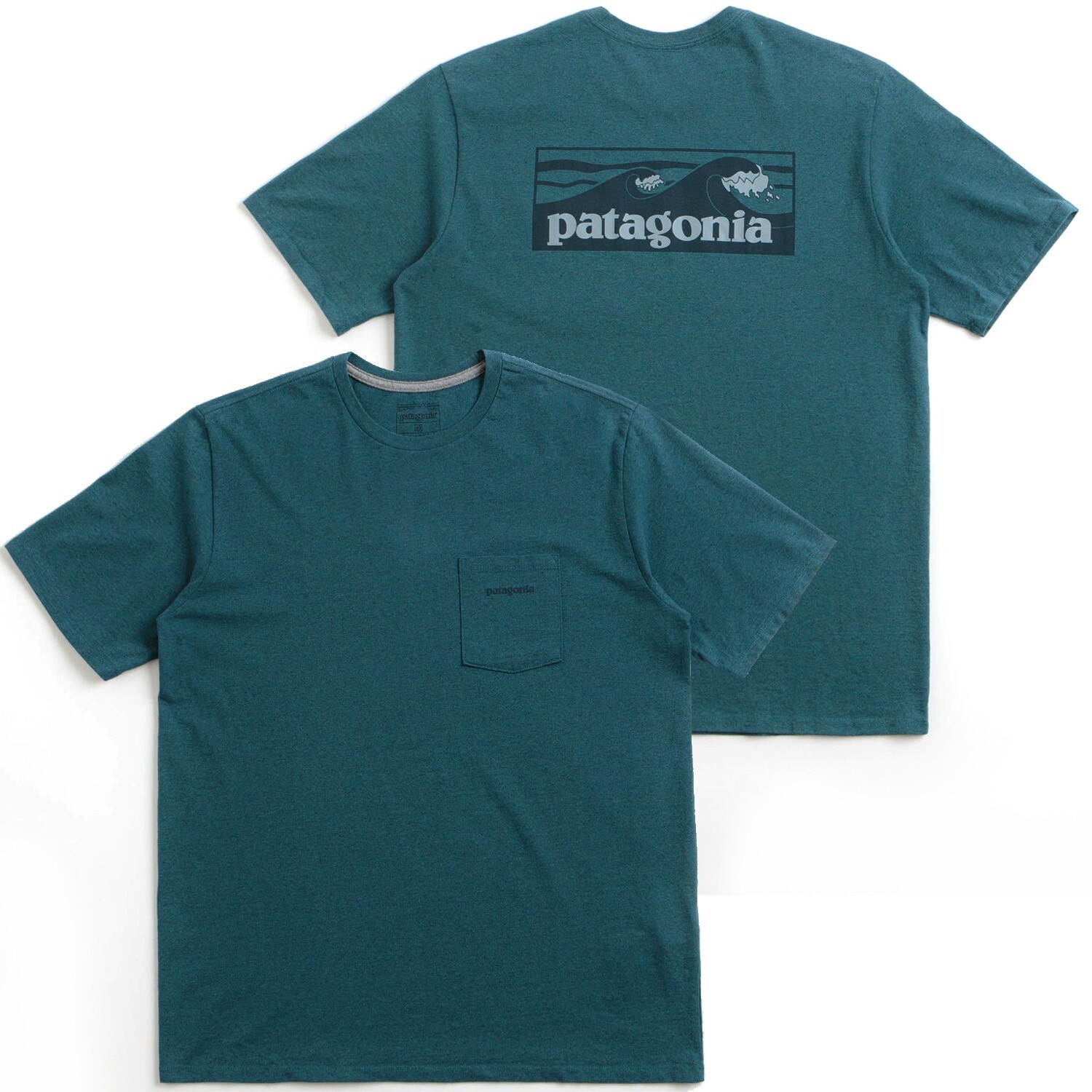 Patagonia Mens - Boardshort Logo Pocket Responsibili-Tee T