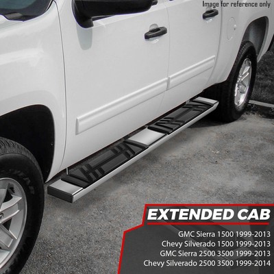 For 1999-2014 Silverado Sierra Extended Cab 6.5" Side Step Bar Running Boards