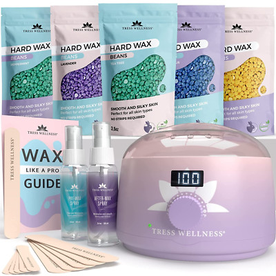 Tress Wellness Waxing Kit - Easy to Use - Digital Display - for Sensitive Skin