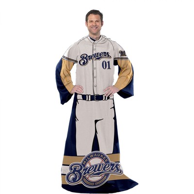 Удобная накидка для игрока Milwaukee Brewers с рукавами