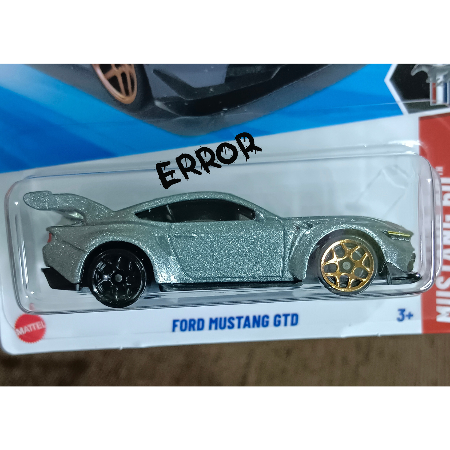 Hot Wheels 2025 Ford Mustang GTD Case B Mustang 60 Error