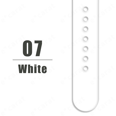 For Apple Watch Silicone Band Strap Series SE 1 2 3 4 5 6 7 Sports 38/40/42/44mm