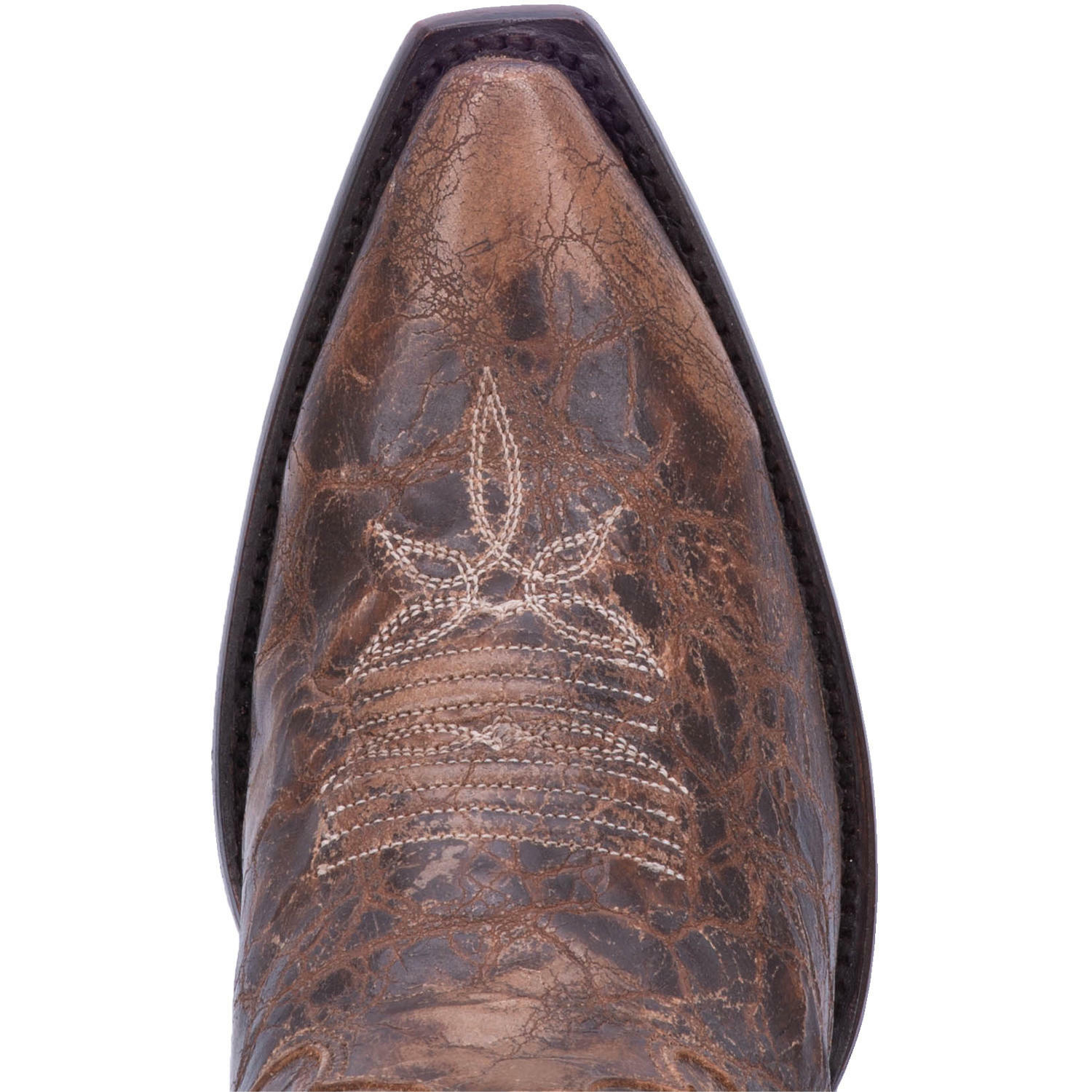 Pre-owned Dan Post Boots Ladies Dan Post Jilted Brown Leather Knee High Western Fashion Boots Dp3709