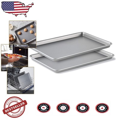 Durable Nonstick Baking Sheets - 12 x 17 inch Set with Lifetime Warranty
