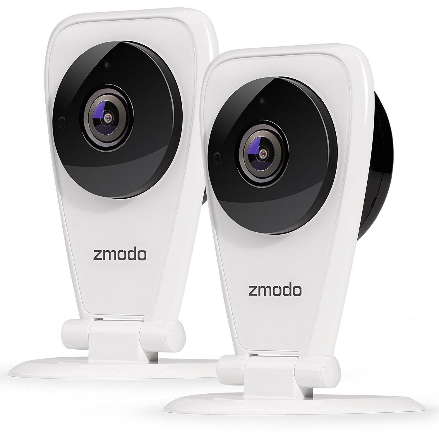 Zmodo Ezcam 720p Hd Wifi Wireless Surveillance Camera W/ Two Way Audio (2-Pack)