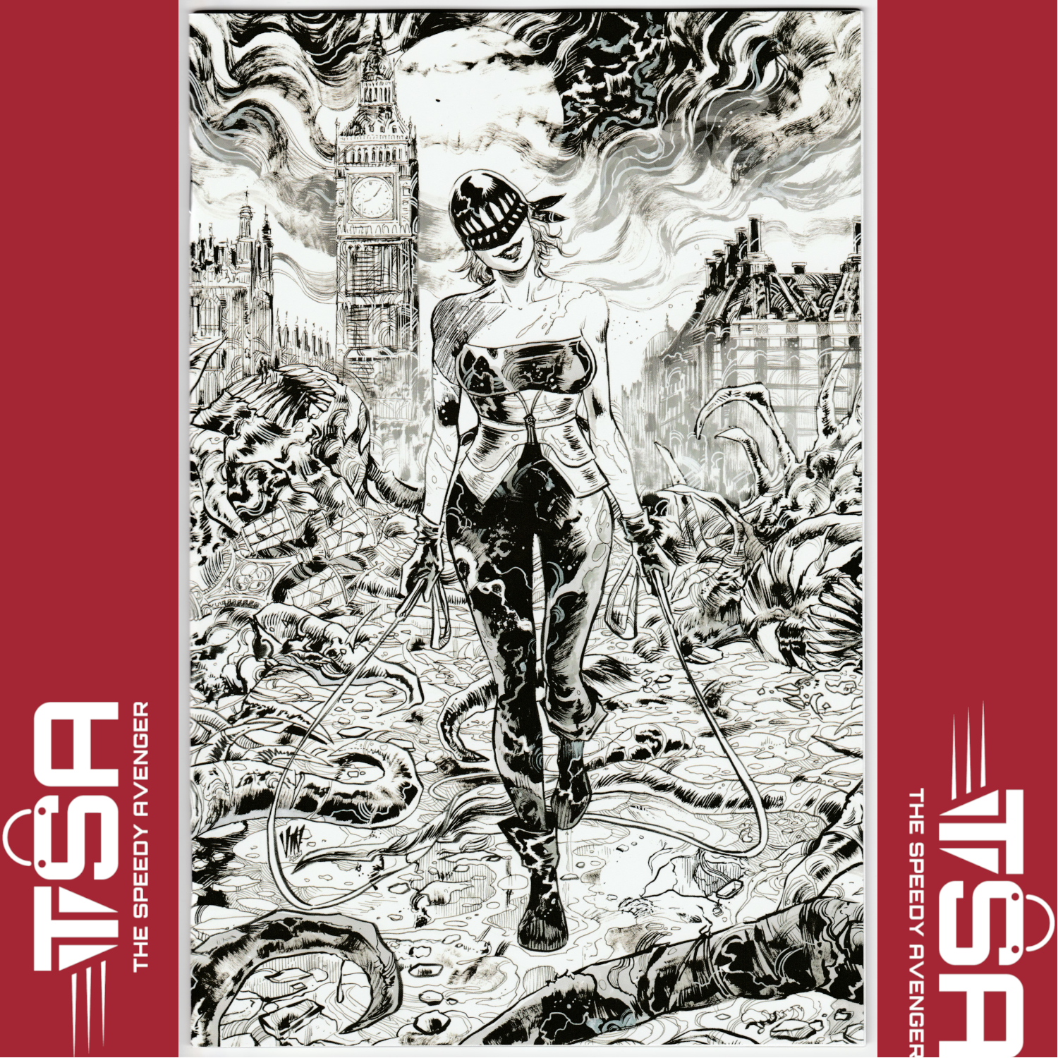 SOMETHING IS KILLING THE CHILDREN #25 Riccardi C2E2 B&W Sketch Limited 300 SIKTC