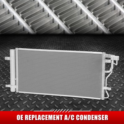 Для 19-21 Veloster Kia Soul 1,6 Л Turbo OE Style Алюминиевый конденсатор кондиционера в сборе