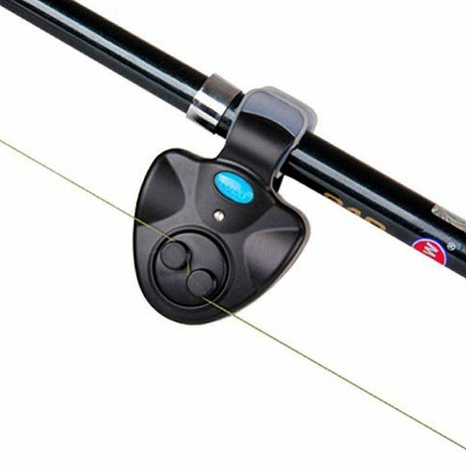 Fishing Bite Alarm Sound,4 Pcs Black Electronic LED Light