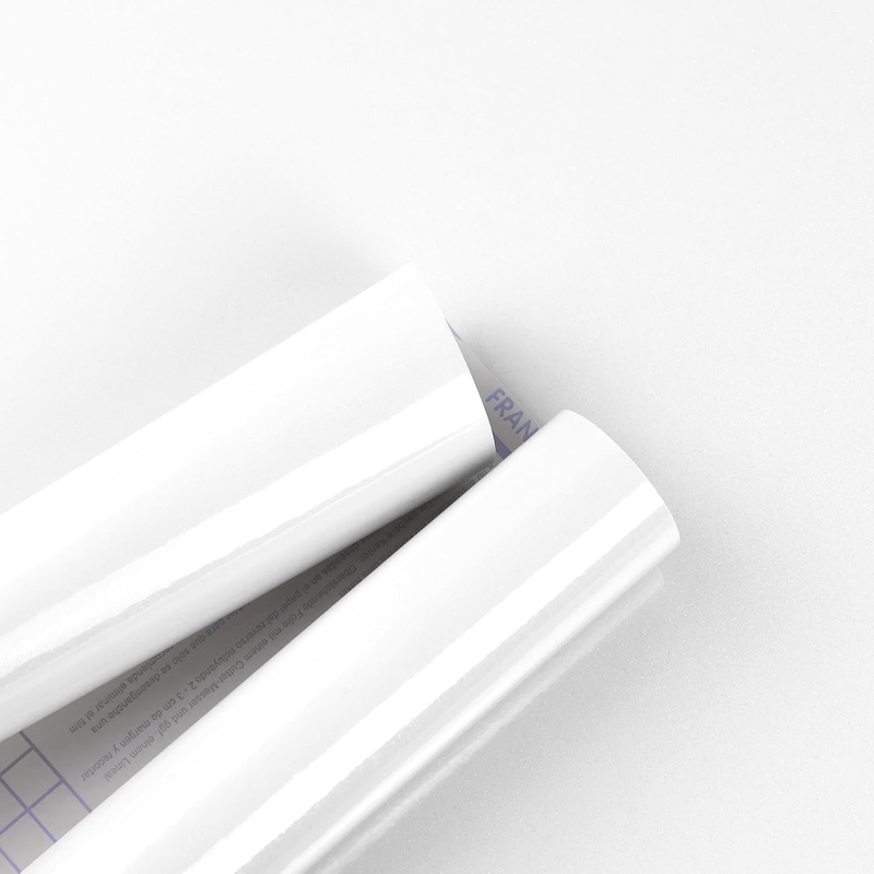 White Glossy Contact Paper 15.7