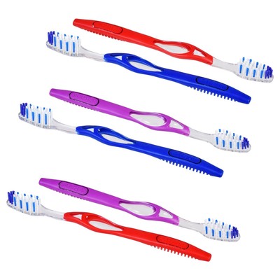 Ranir Teardrop Medium-Bristle Toothbrushes, 2-ct. Packs (Pack of 24)