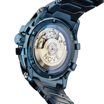 NOVE NOVE MODENA AUTOMATIC BLUE WATCH - BRAND