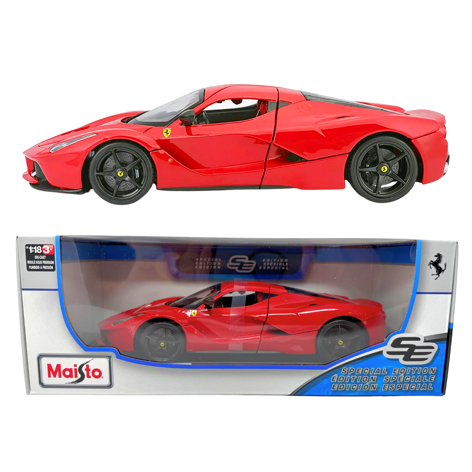 Maisto LaFerrari 赤 1/18スケール Maisto 1 : 18 laferrari red ferrari special edition : Amazon