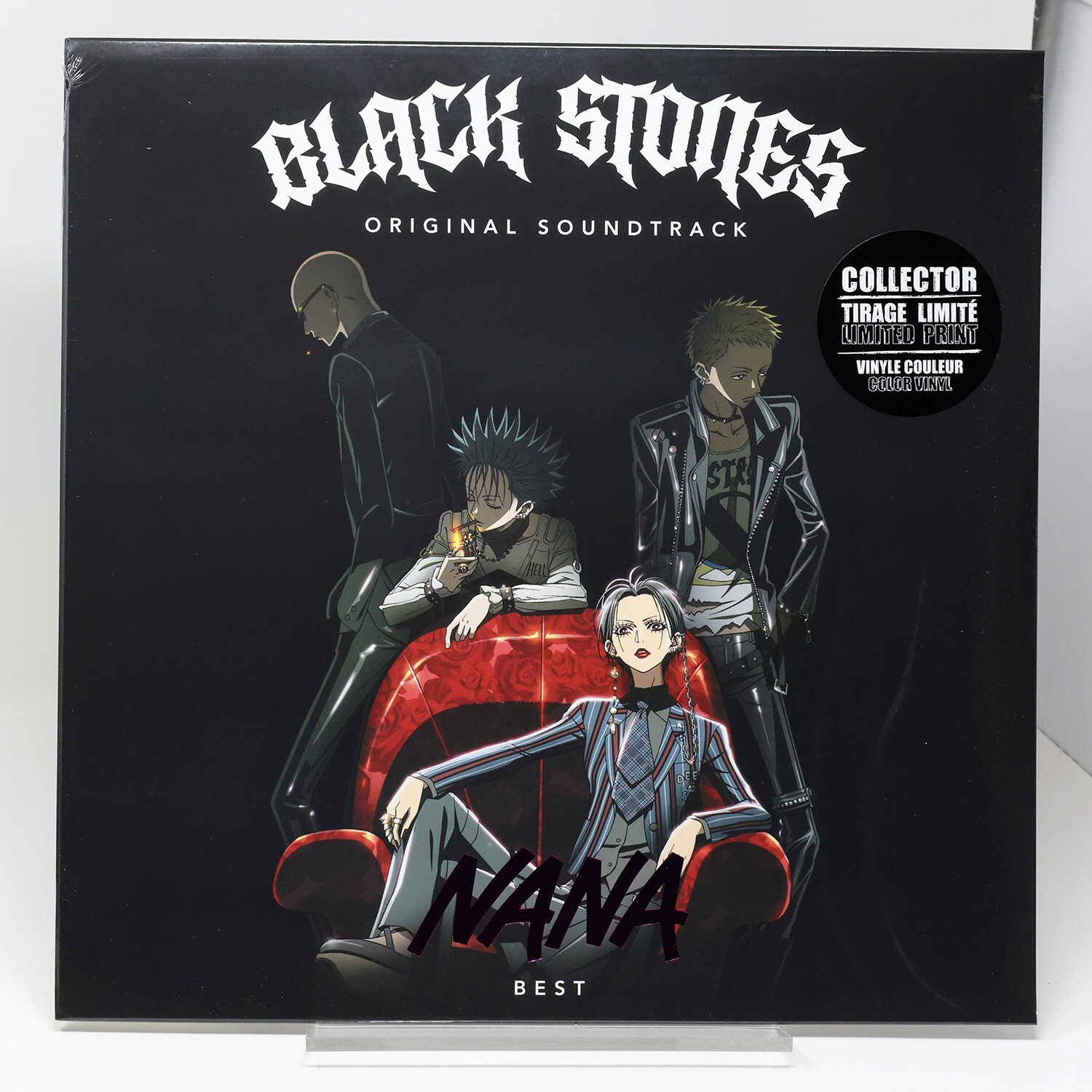 NANA BEST BLACK STONES アナログ盤 未開封新品 送料込 Nana Best Collection Anime Vinyl Record Soundtrack LP (Black