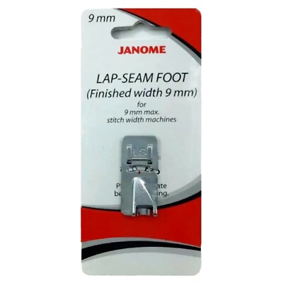 Janome Lap Seam Foot (9mm) - Skyline S5 S6 S7 MC8200 MC8900 MC12000 MC15000 BP