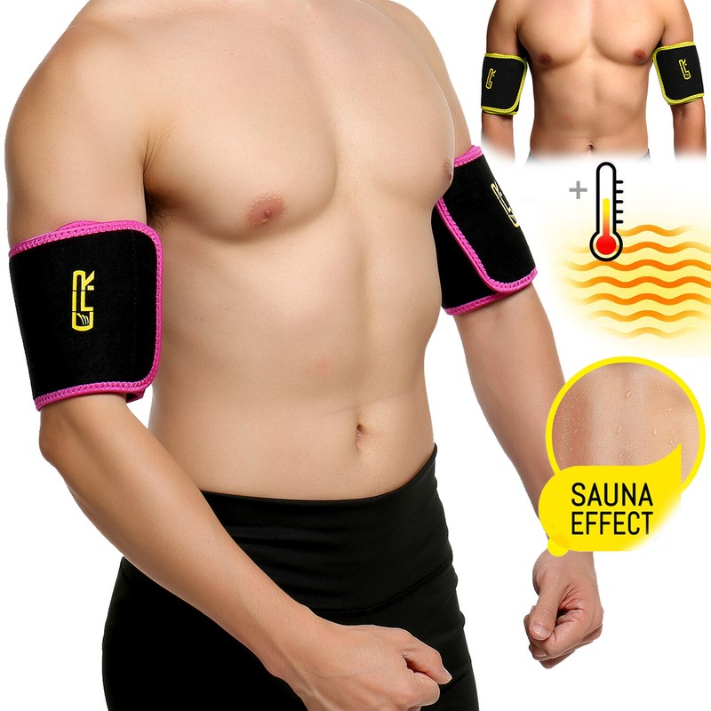 Sweat Sauna Arm Fat Burn Thermal Shaper Wraps Slimming Arm Trimmer fit Men Women