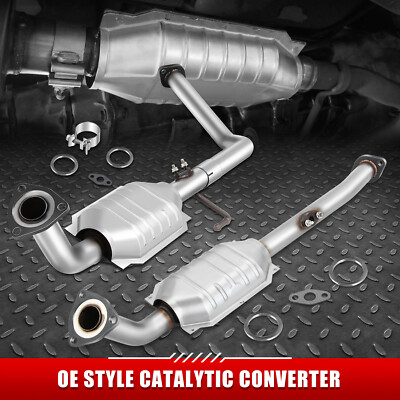 Для 01-04 Toyota Sequoia 4.7L OE Style Передний левый и правый каталитический нейтрализатор