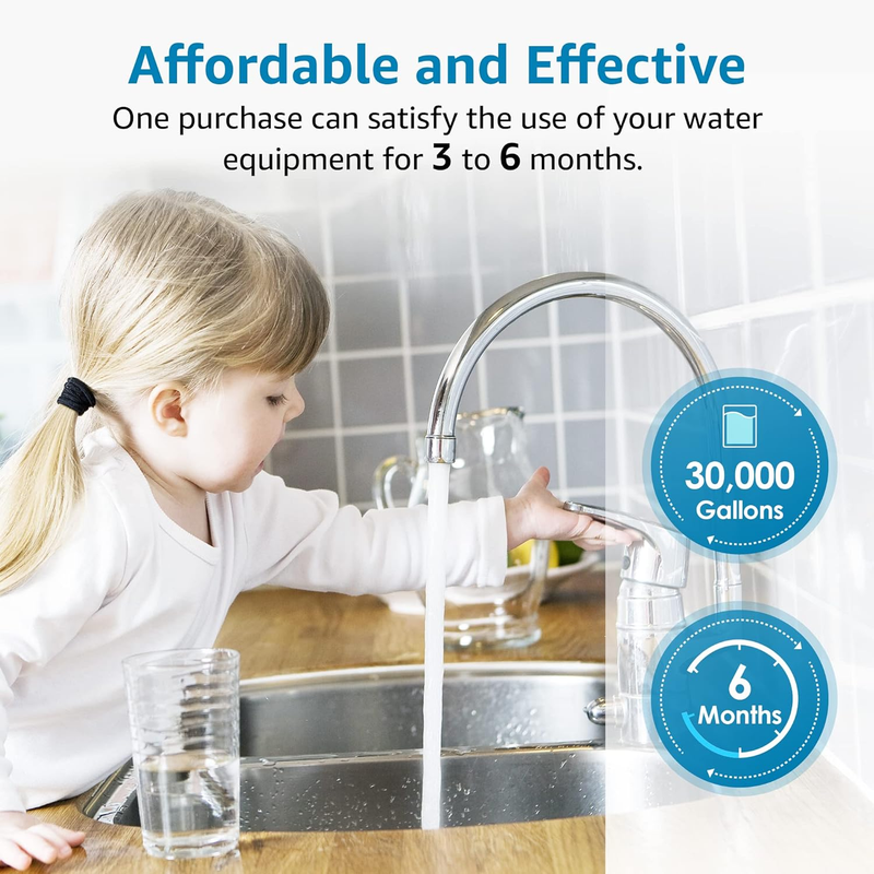 5 Micron 10" x 4.5" Whole House Sediment and Activated Carbon Water Filter, Repl