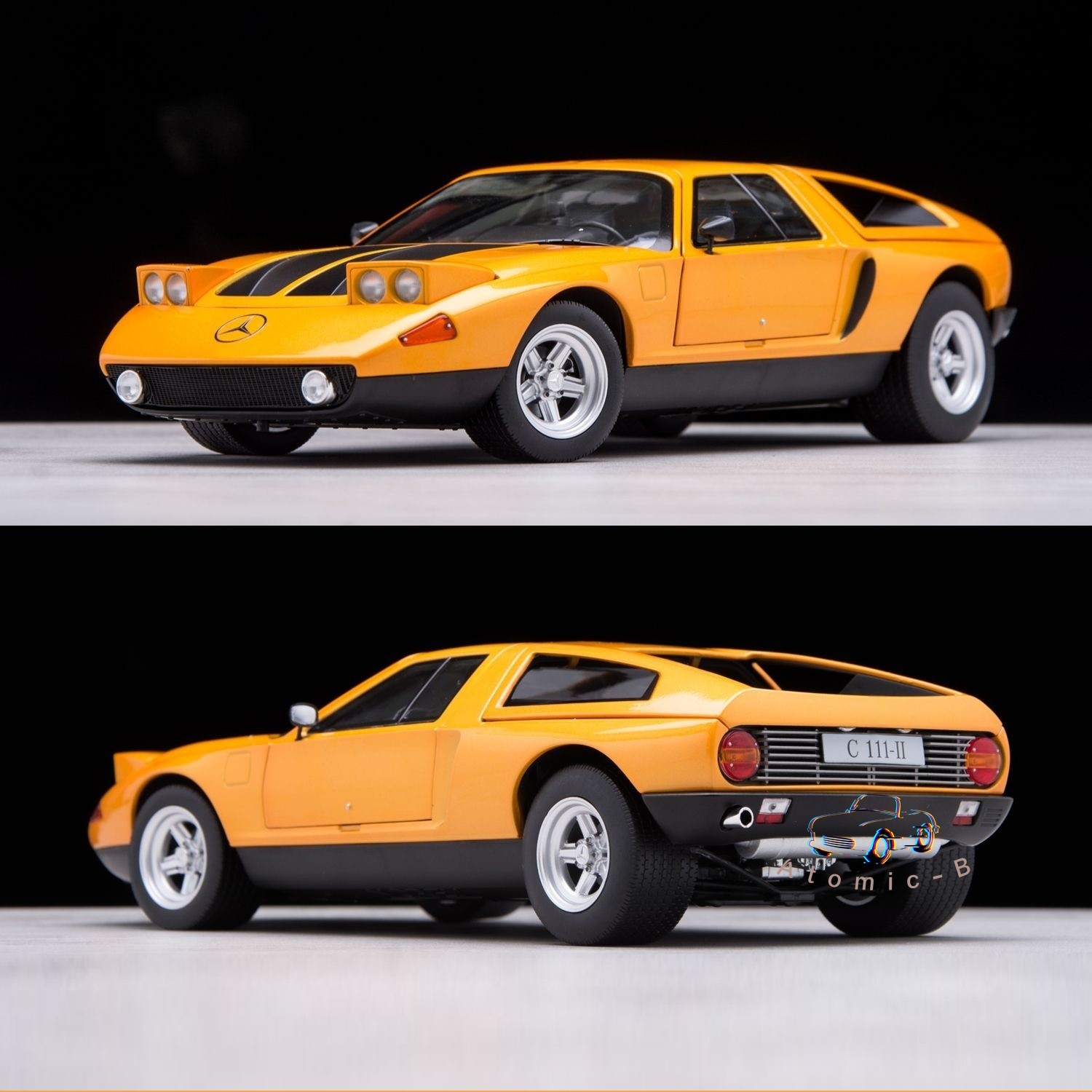NOREV 1:18 Mercedes Benz C111 1969 Concept Car Sports Car