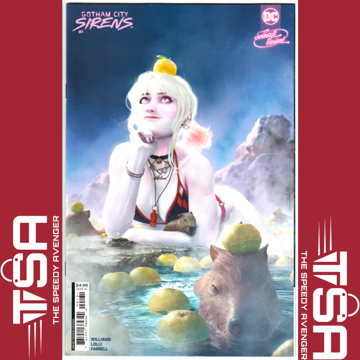 GOTHAM CITY SIRENS #1 (Vol 2) Rahzzah Variant Cover First App Nasty Boys 2024