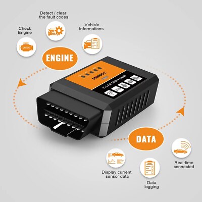 WIFI OBD2 Scanner Wireless  V1.5 for Android IOS Check Engine Light Code Reader