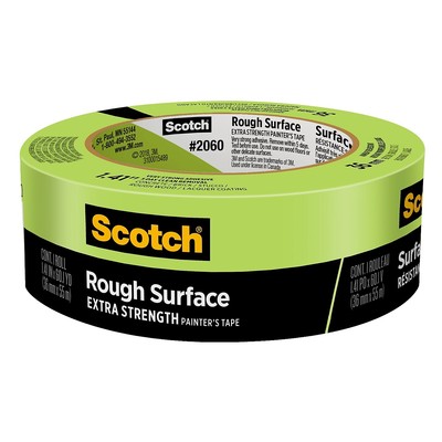 3M Scotch Rough Surface 1.41'' x 60.1 yd. Heavy-Duty Painter's Tape (2060-36AP)