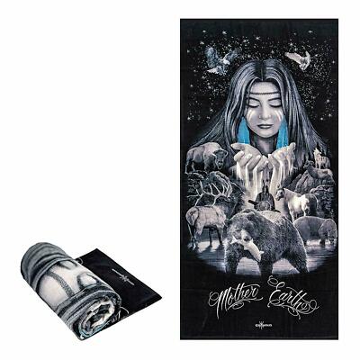 DGA Native American Princess/ Mother Earth Fiber Reactive Beach/Bath Towel