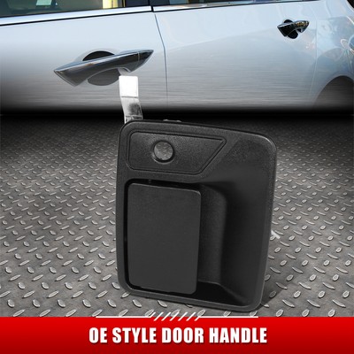 ДЛЯ 99-16 FORD F250-F550 СВЕРХПРОЧНАЯ ТЕКСТУРИРОВАННАЯ ЧЕРНАЯ РУЧКА ТЯГИ ПЕРЕДНЕЙ ЛЕВОЙ ДВЕРИ