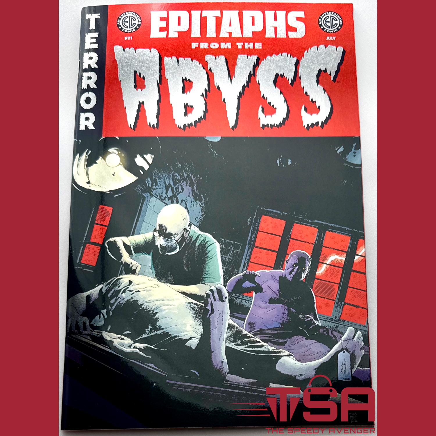 EPITAPHS FROM THE ABYSS #1 Andrea Sorrentino Silver Foil Variant EC Comics