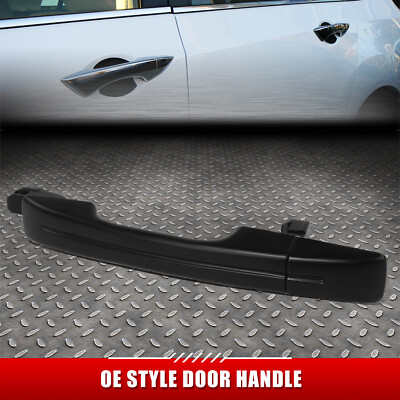 Для 04-08 Acura TL Черная загрунтованная Наружная ручка задней левой двери со стороны водителя